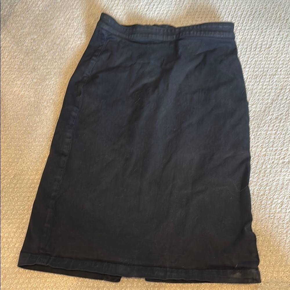Classic Black Pencil Skirt Knee-Length Workwear - Picture 4 of 6